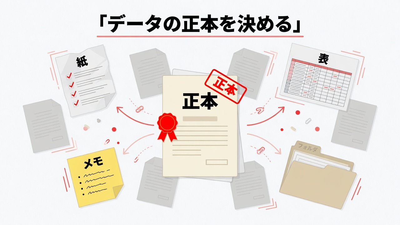データ正本化マップ